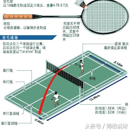 羽毛球场地标准尺寸是多少米?全面解析场地规格与划线要求 羽毛球场地标准尺寸是多少米?全面解析场地规格与划线要求